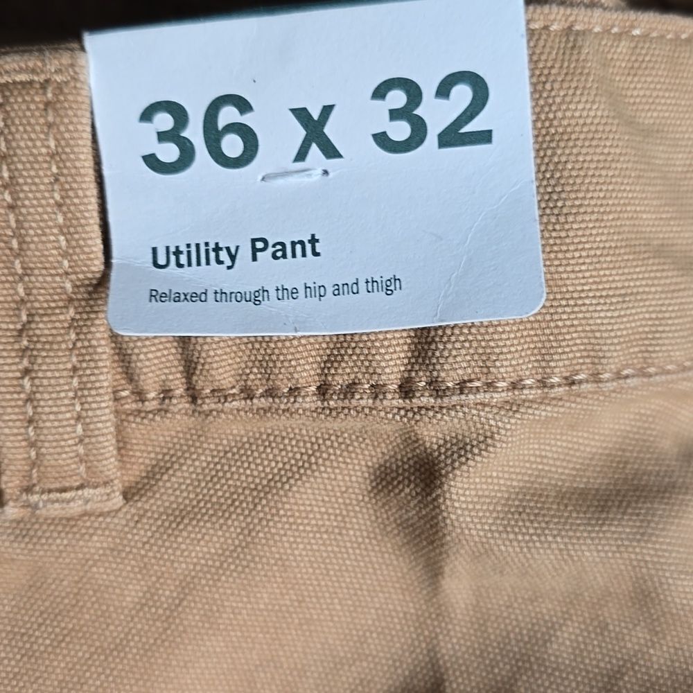 1329 NWT Alpine Design Men's Utility Pant Brown Khaki 36x32 - Picture 7 of 8